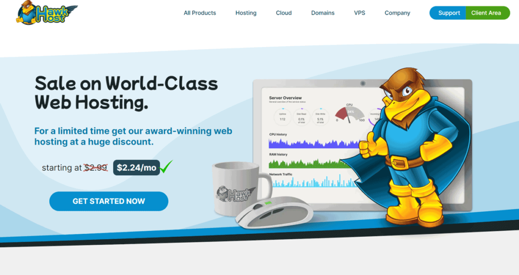 HawkHost-for-dropshipping