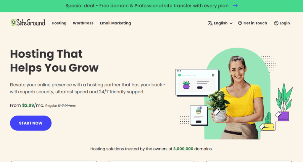 SiteGround-for-dropshipping